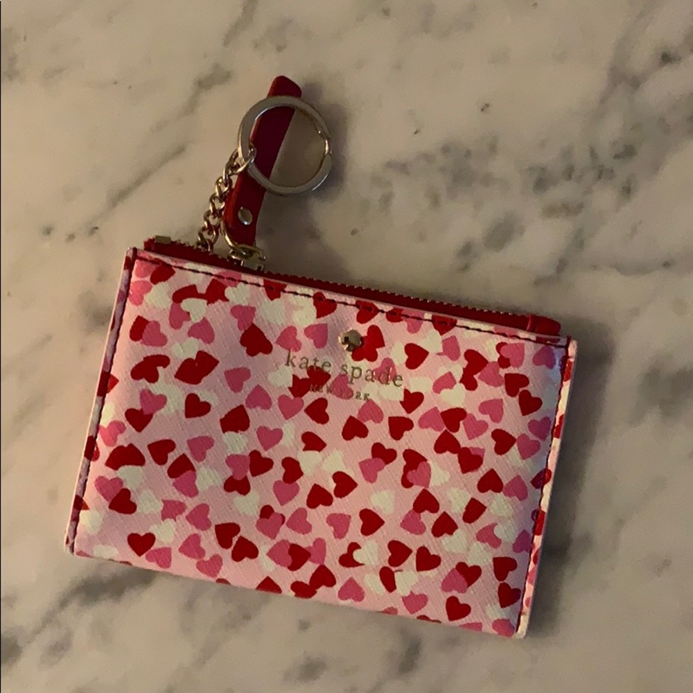 NWOT Kate Spade Heart Coin Purse